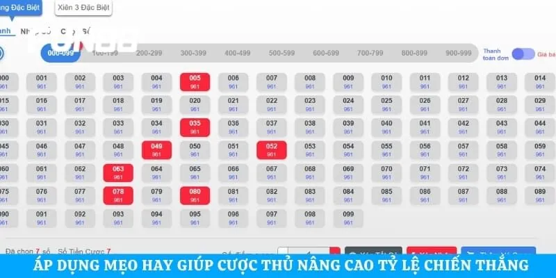 Áp dụng mẹo hay giúp cược thủ nâng cao tỷ lệ chiến thắng
