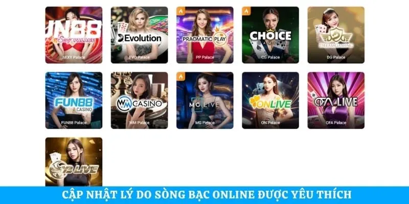 Cập nhật lý do sòng bạc online được yêu thích