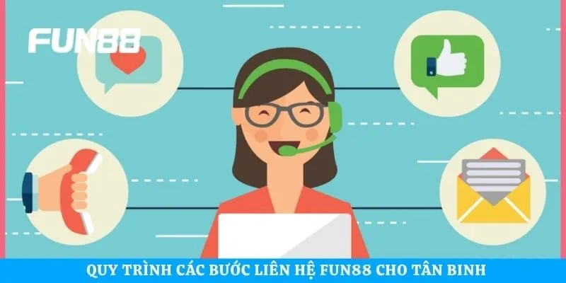 Quy trình các bước liên hệ Fun88 cho tân binh